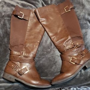 Torrid brown knee high boots